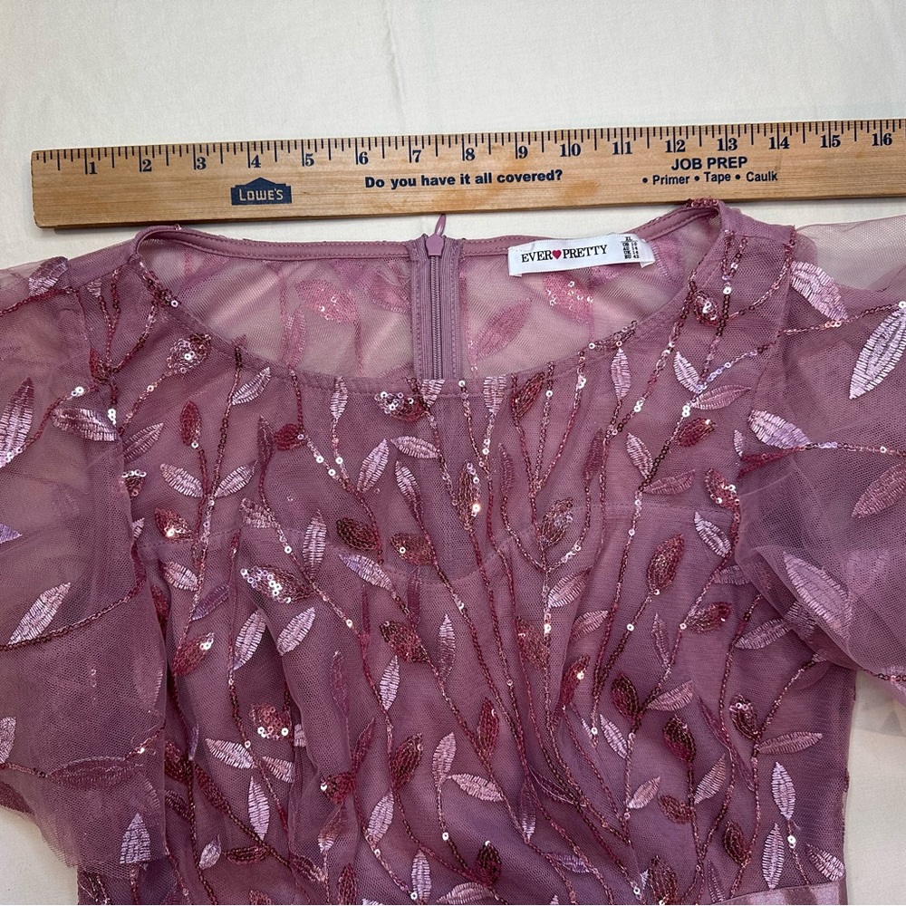 Ever Pretty A-Line Formal Dress Size XL Lavender - Picture 5 of 8